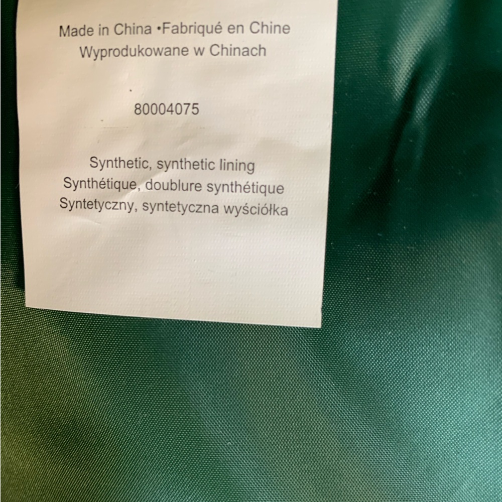NWOT Arbonne Cute & Durable Green Backpack. Adjustable shoulder straps. Pockets. - Picture 11 of 11